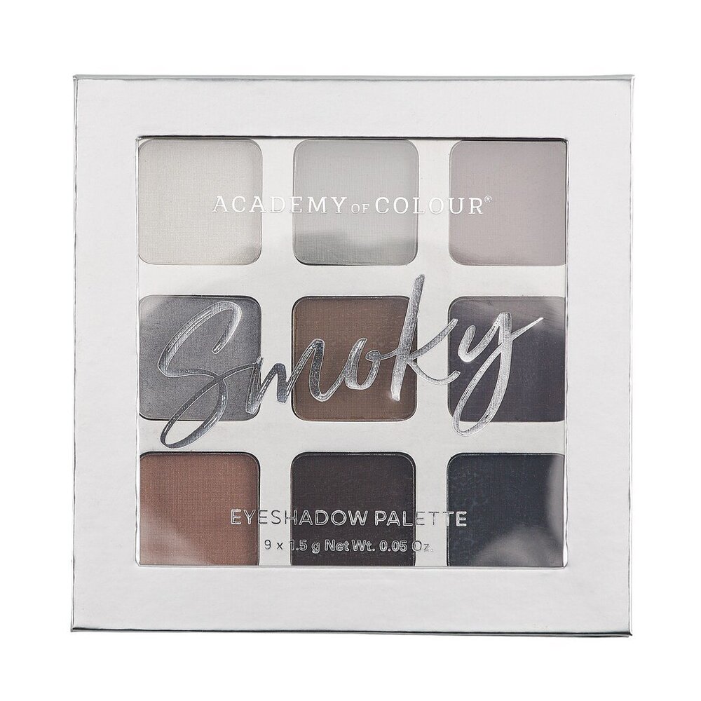 Academy of Colour 9 shade eyeshadow Smoky